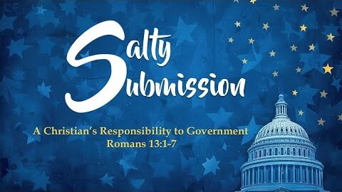 Salty Submission: A Christian’s Responsibility to Government