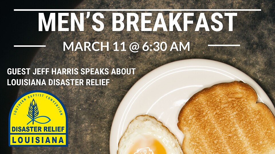 mens breakfast and la disaster relief